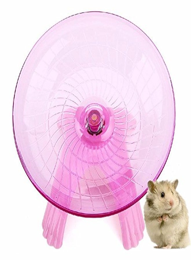 Sage Square 18cm Jumbo Silent Running Cum Jogging Cum Exercise Wheel for Hamster/Dwarf/Gerbil/Mice/Mouse (Pink) - Image 4